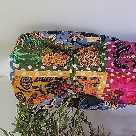 Farm Rio Earth Rainbow Shirtdress - Picture 8 of 14